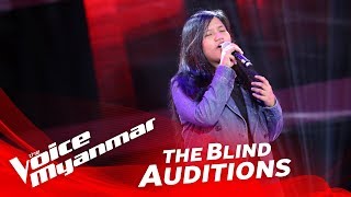 Christina BLY: "Wrecking Ball" - Blind Audition - The Voice Myanmar 2018