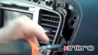 Как снять магнитолу Kia Optima