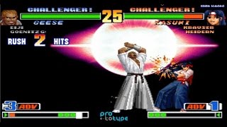 Emulador Prototype: Kof 98 anniversary edition 2016 Geese combo 100%