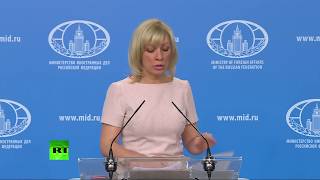 Еженедельный брифинг Марии Захаровой – LIVE
