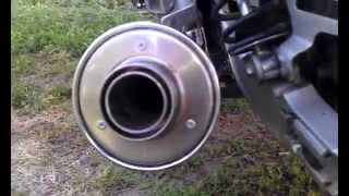 Yamaha XJR1300 прямотоки из родных глушителей !