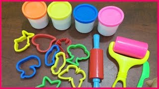 Đất nặn hình con vật, vịt, cá, bướm, cây cối, xe cộ, ngôi sao (Chim Xinh)