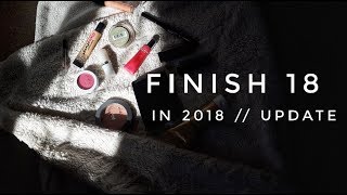 FINISH 18 IN 2018 UPDATE #2 / ALL MAKEUP PROJECT PAN