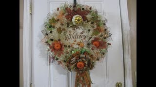 Carmen's 2019,Welcome Fall Wreath