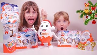 OEUF • 100% Kinder Surprise de Noël edition 2016 - Studio Bubble Tea unboxing