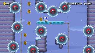 Slide'n'Climb! Winter Adventure! by Adrix - Super Mario Maker 2 - No Commentary