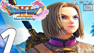 DRAGON QUEST XI - English Walkthrough Part 1 - Prologue (Full Game) PS4 PRO