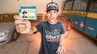 CARTEIRA DE MOTORISTA DE PRESENTE PARA MEU IRMÃO !