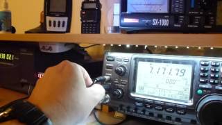 Icom IC-7400 Power check (Telecom SX-1000 power meter)