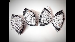 DIY Школьные банты из лент МК / School bows DIY