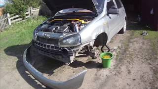 установка противотуманок на ладу калину. для сайта drive2.ru