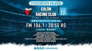 En Vivo Colón - Racing- Vivo Por Racing - Superliga Argentina