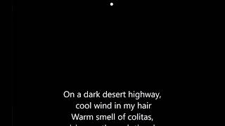 The Eagles Hotel California Lyrics
