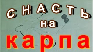 Снасть на карпа  ,чтобы не путались поводки