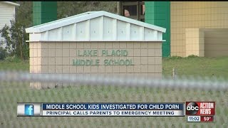 Middle schoolers investigated for child porn