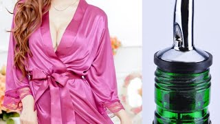 Посылка из Китая. Прозрачный халатик + трусики за 2$ и пробка с носиком за 1$. 18+