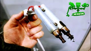 Розжиг буржуйки с телефона в гараже мечты!!