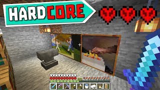 gizli oda - Minecraft HARDCORE Survival Bölüm 20