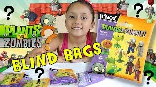Plants vs. Zombies K'nex Mystery Packs Series 1 Opening (4 Blind Bags)