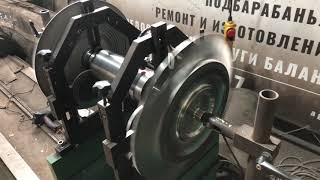 Балансировка крыльчатки турбины тепловоза (2)