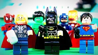 Супергерои против Лего Ниндзяго Superheroes VS Lego Ninjago Мультик про Ниндзяго и Супергероев