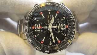Обзор мужских наручных часов Seiko Sportura Chronograph SNAE95P1