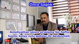 Safra kesesi ameliyatı sonrası