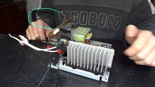 Teste de um amplificador de sucata