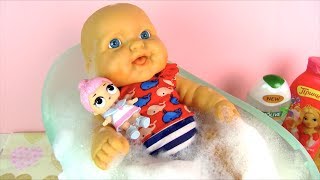 Кукла Пупсик Купается Делаем Пену Мочалка Мороженое Куклы LOL Игрушки Для девочек