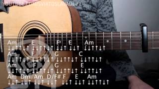 Тарас Чубай - Кедь ми прийшла карта (розбір пісні для гітари, акорди)