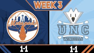 BELLY DRUM LINOONE! New York Metapods vs UNC Wingulls! aDrive Army Battle League W3 S4