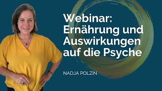 Webinar: Ernährung und Psyche