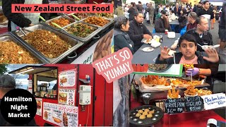 New Zealand Street Food || Hamilton Night Market || Malayalam Vlog || New Zealand