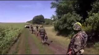 укропы подорвались на мине и обосрались