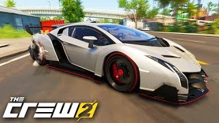 THE CREW 2 - COMPREI uma LAMBORGHINI VENENO!!!