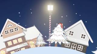 интро ЗИМНИЙ ПРАЗДНИЧНЫЙ ГОРОДОК футаж HD новый год собаки 2020 intro WINTER CELEBRATE TOWN NEW YEAR
