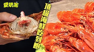 【最大海鮮秋蟹buffet吃到飽！想吃什麼應有盡有！？】愛玩客 精華
