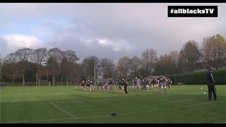 All Blacks train in Cardiff