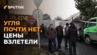 Угля почти нет, цены взлетели — видео ажиотажа на бишкекских базах