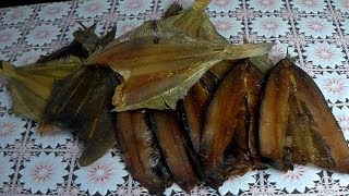 Вяленная камбала и селёдка, Ароматная с перцем, очень вкусная.