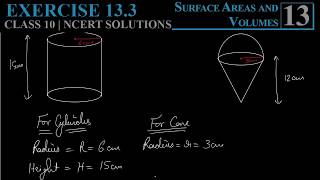 Exercise 13.3 Question 5 Surface Areas And Volumes Class 10 Maths