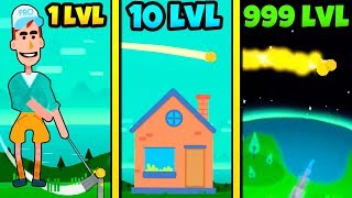ЭВОЛЮЦИЯ УДАРА ЧТОБЫ ОТПРАВИТЬ МЯЧИК НА ДРУГУЮ ПЛАНЕТУ В ИГРЕ GOLF ORBIT!