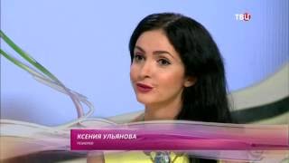 Ксения Ульянова в передаче "Настроение" на канале  ТВЦ.