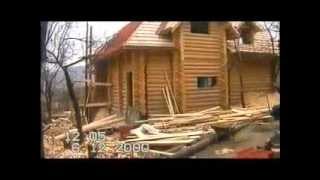 Case din busteni - cabane din lemn rotund - ECO - 2000