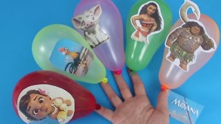 Шарики Принцесса Моана и её  Друзья | Песенка про Пальчики