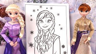 Reine des Neiges Anna Coloriage Frozen Coloring