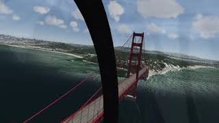 Aerofly FS 2 Flight Sim Robinson R22 Alcatraz/SF Tour