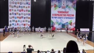 Чемпионат и первенство России по чир спорту и черлидингу Москва февраль 2017