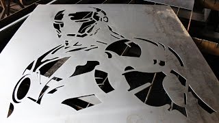 IronMan on CNC plasma cutting machine PL-3015 Станок плазменной резки PL-3015