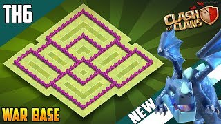 New BEST TH6 WAR/TROPHY[defense] Base 2018!! COC Town Hall 6 War Base Design - Clash of Clans